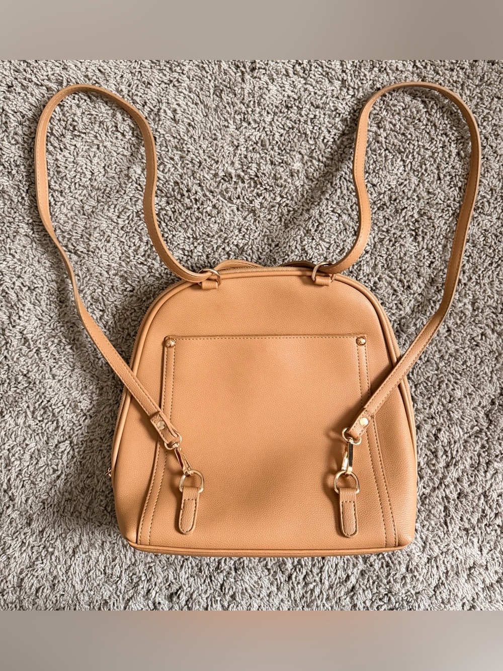 Miztique Mini Backpack/Purse with Gold Hardware